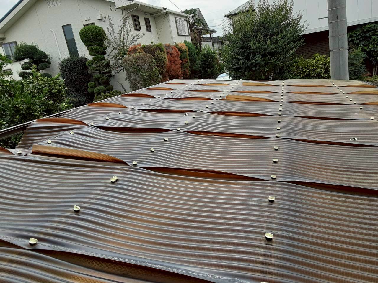 石岡市　波板現場　調査画像